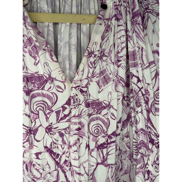 Tibi Isa Toile Cropped Edwardian Top Blouse Women's Size 0 - Picture 7 of 7